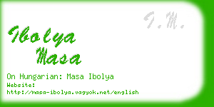 ibolya masa business card